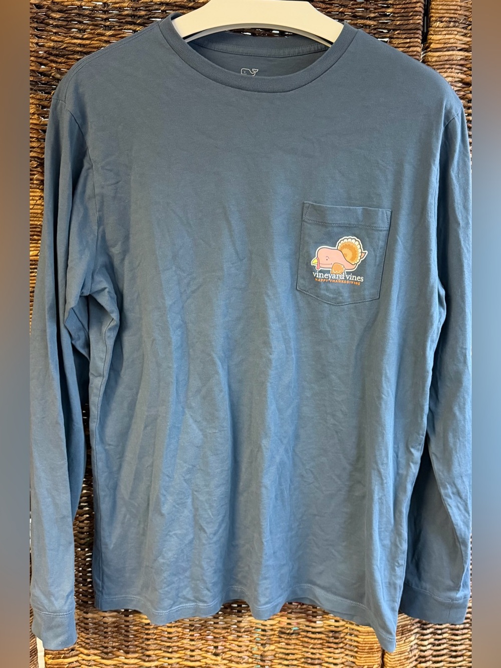 Vineyard Vines - Thanksgiving Medium Men’s shirt- Blue